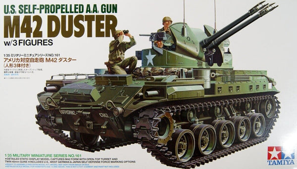 Tamiya 35161 1/35 Scale Tank Model Kit U.S Army M42 Duster Self-Propelled AA Gun