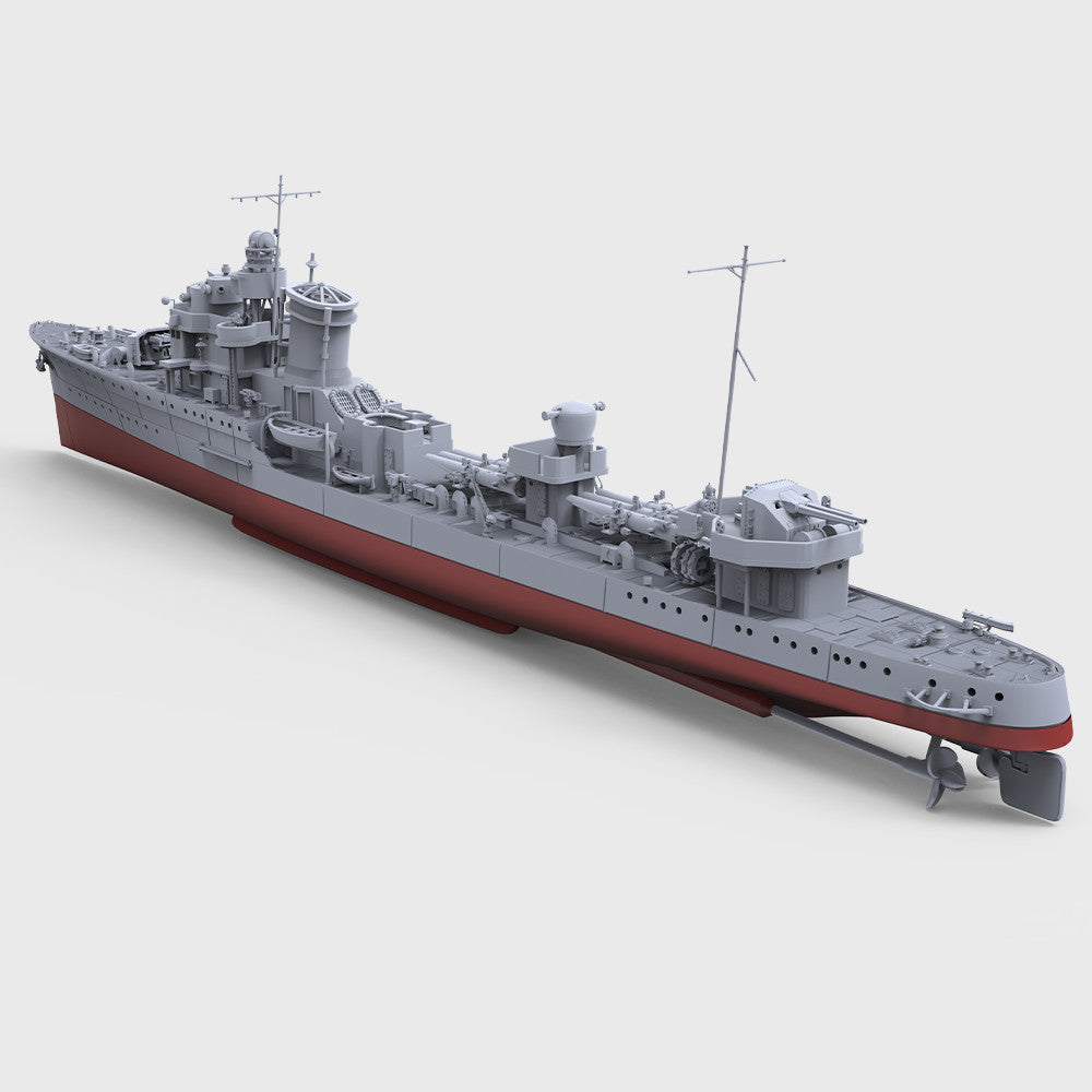 SSMODEL 1/350 Model Kit Italian Saetta Class Destroyer Saetta 1935 Full Hull