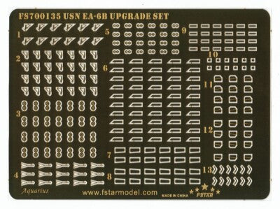 Fivestar PE 1/700 Modern USN EA-6B Upgrade Set for Trumpeter FS700135 — detail view 2