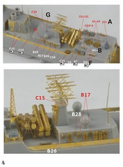 Five Star FS700176 1/700 Chinese PLAN Destroyer Type 052C Upgrade Set for Trumpeter 06730
