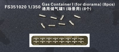 Five star FS351020 PE 1/350 Gas Container I (for diorama) (8pcs)