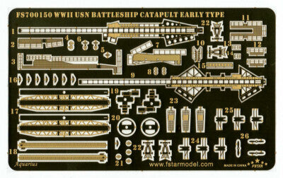 Fivestar PE 1/700 WWII USN Catapult for Battleship (Early Type) FS700150