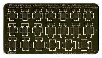 FIVE STAR FS351177 1/350 Platforms for Landing Lights on Aircraft Carrier Ship