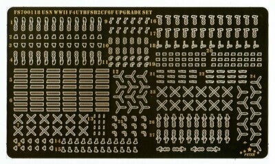 Fivestar PE 1/700 WWII USN F4U TBF SB2C F6F Upgrade Set FS700118