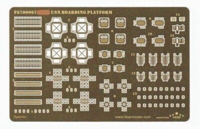Five Star FS700067 1/700 USN Boarding Platform — detail view 2
