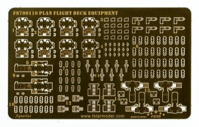 Fivestar PE 1/700 PLAN Flight Deck Vehicle & Equipment FS700110 — detail view 2