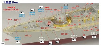 FIVE STAR FS350100 1/350 Navy Missile Destroyer Sovremenny Class(Project 956E)