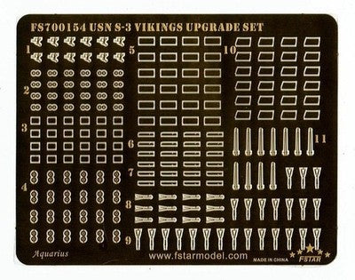 Fivestar FS700154 1/700 S-3 Vikings Upgrade set for Trumpeter