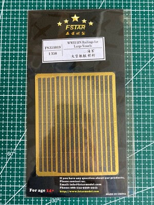 Five Star FS351019 1/350 WWII IJN Railings for Large Vessels
