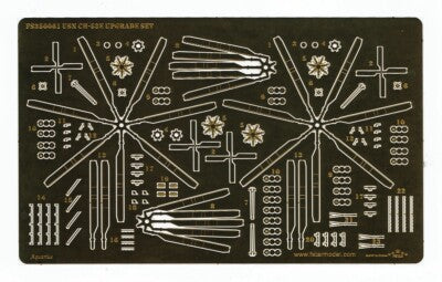 Five Star FS350061 1/350 USN CH-53E Upgrade set for Trumpeter 06257
