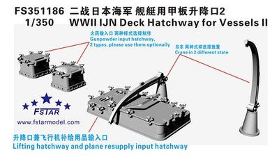 FIVE STAR FS351186 1/350 WWII IJN Deck Hatchway For Vessels II