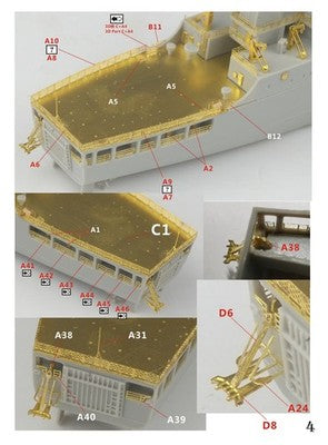 Five star FS700181 Chinese PLAN LST Type 072A Upgrade Set for Trumpeter 06728 1/700 — detail view 5