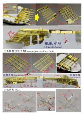 Fivestar 1/700 USN CV-5 1942 Yorktown Aircraft Carrier for Trumpeter FS700125