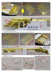 Fivestar 1/700 USN CV-5 1942 Yorktown Aircraft Carrier for Trumpeter FS700125