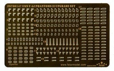 Fivestar PE 1/700 F-4J Phantoms II Upgrade set for Trumpeter FS700147
