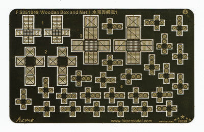 Fivestar PE 1/350 Wooden Box and Net I FS351048 Secondary image