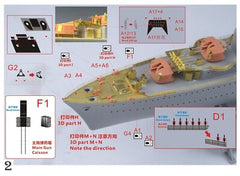 Five Star FS352010 1/350 HMS Destroyer Eskimo 1939 Upgrade Parts for Trumpeter