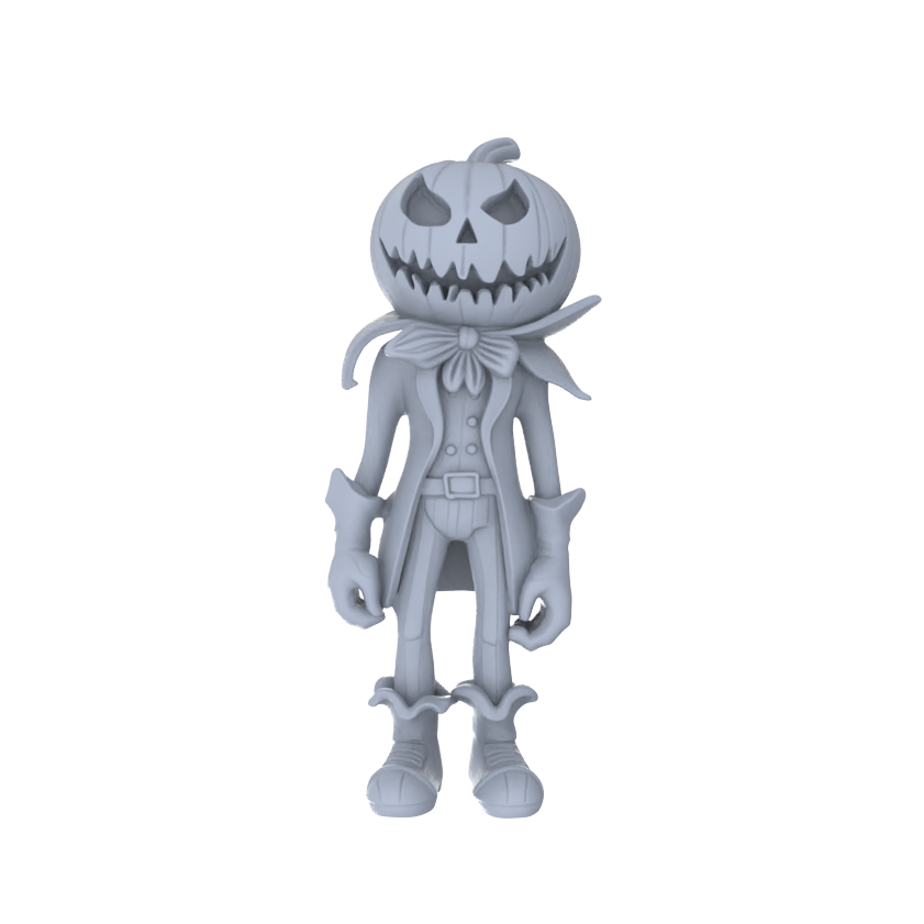 Detail view of MRY-SFW LYGR148 Halloween pumpkin family wargame model resin blank wargame miniature figure scene character figure hand painted Model