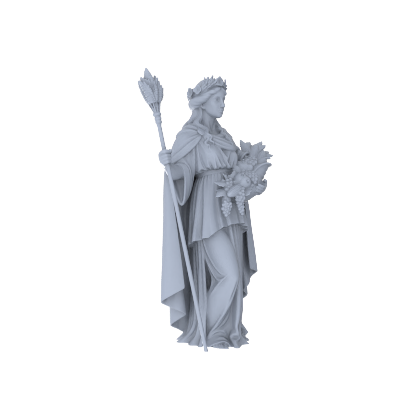 Detail view of MRY-SFW LYGR149 Greek gods wargame model resin blank wargame miniature figure scene character figure hand painted Model