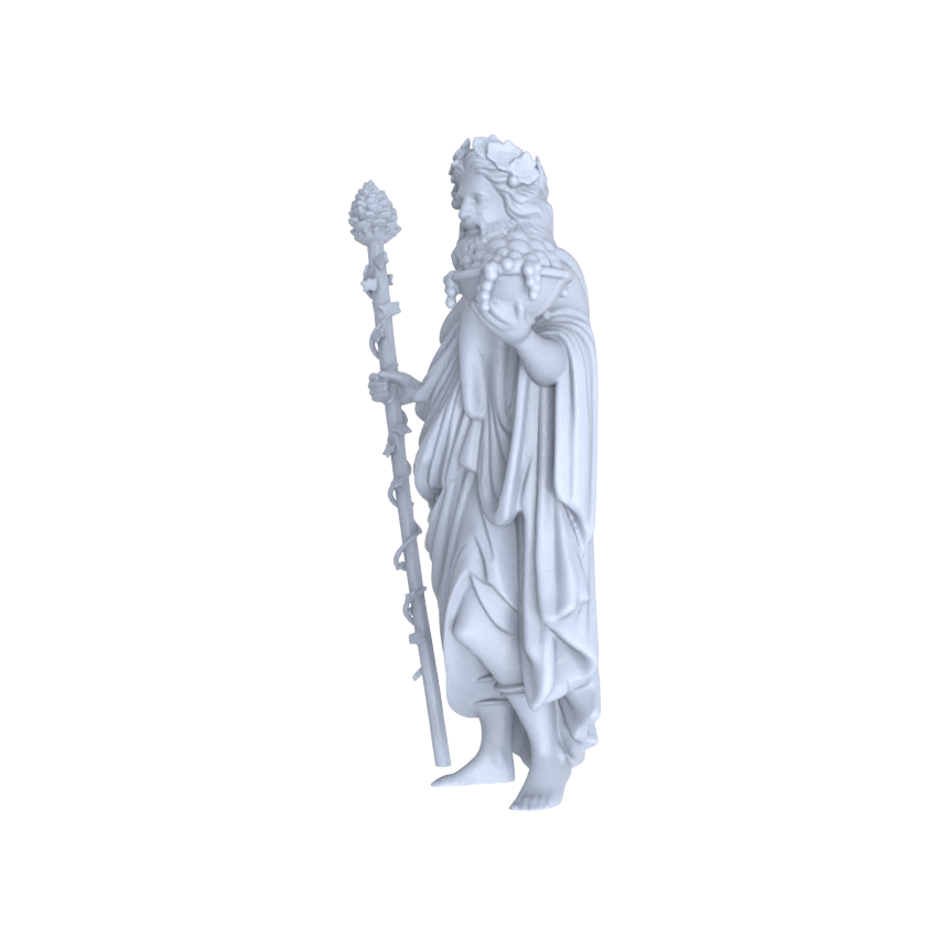 Detail view of MRY-SFW LYGR149 Greek gods wargame model resin blank wargame miniature figure scene character figure hand painted Model