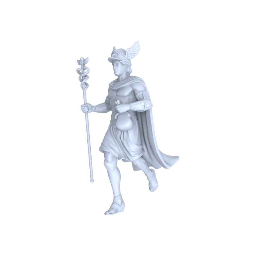 Detail view of MRY-SFW LYGR149 Greek gods wargame model resin blank wargame miniature figure scene character figure hand painted Model