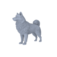 Detail view of Yao's Studio LYTR251  Alaskan Malamute Resin Miniature Model 5-Figure Set, Unpainted Cute Interactive Pet Figures, DIY Painting Scene Decoration Miniatures Diorama Resin Figures Model