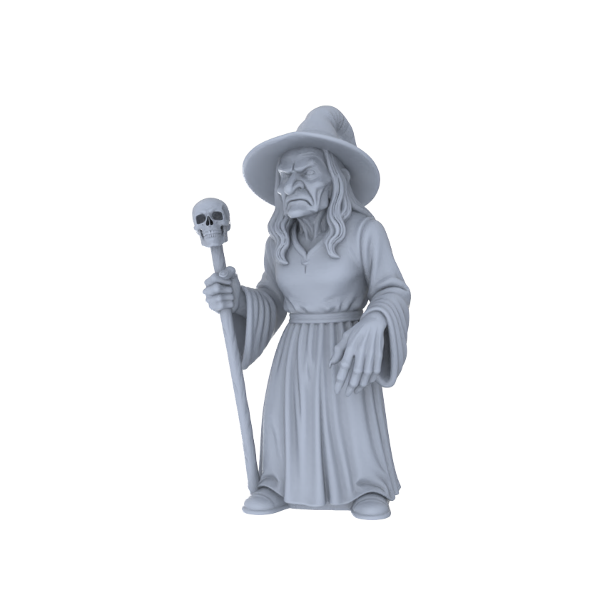 Detail view of MRY-SFW LYGR157 Medieval fantasy character wargame model resin blank wargame miniature figure scene character figure hand painted Model