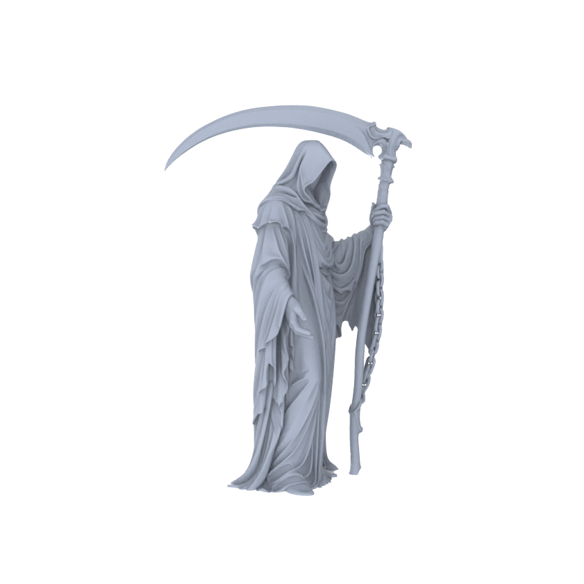 Detail view of MRY-SFW LYGR157 Medieval fantasy character wargame model resin blank wargame miniature figure scene character figure hand painted Model