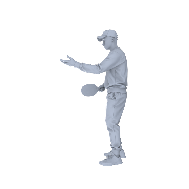 Detail view of Yao's Studio LYTR141 Urban Fitness & Housekeeping Service Scene Resin Miniature Model 3-Figure Set - Fitness & Housekeeping Figures Unpainted DIY Model Painting Urban Scene Decor 1set Model