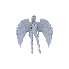 Detail view of MRY-SFW LYTR151A Modern Sexy Female Single with Angel Wings 1pc Model