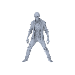 Detail view of MRY-SFW LYGR081 Zombie Game Theme Anime Theme Wargame Resin White Model Fantasy Theme Theme Wargame Miniature Soldiers Scene Characters Figure Hand-Painted Model