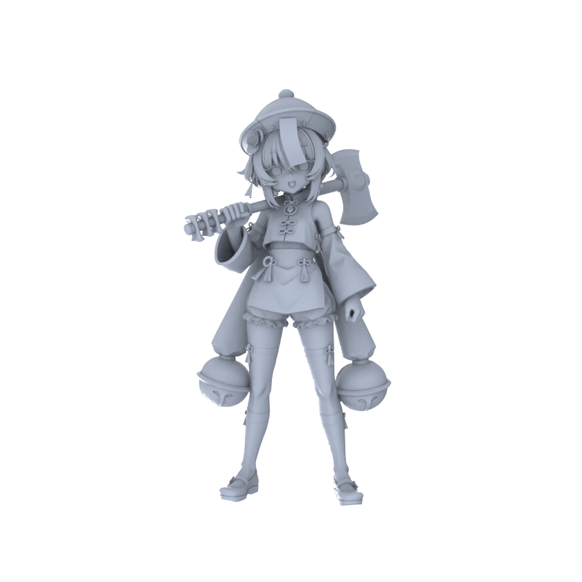 Detail view of MRY-SFW LYGR101 Beautiful female zombie game theme resin white model miniature soldier character model scene character figure hand painted Model