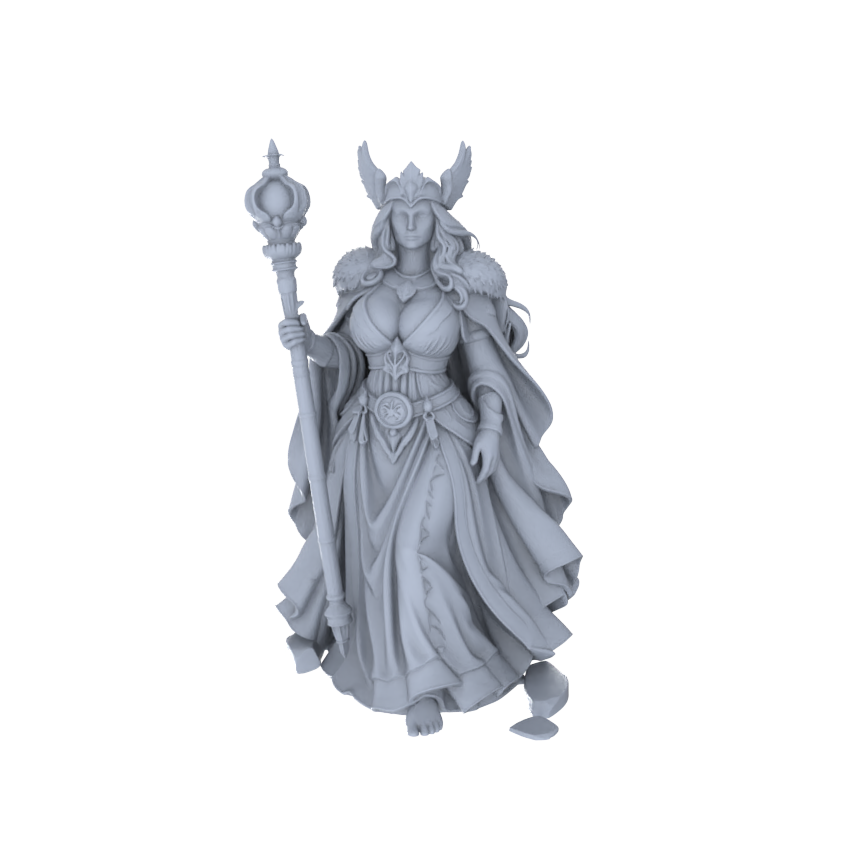 Detail view of MRY-SFW LYGR140 Greek Mythology Resin White Model Wargame Miniature Soldier Scene Character Hand Figure Hand Painted Model