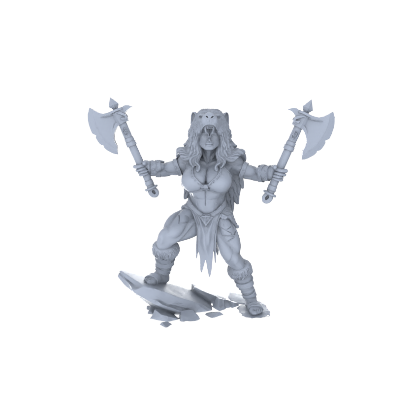Detail view of MRY-SFW LYGR140 Greek Mythology Resin White Model Wargame Miniature Soldier Scene Character Hand Figure Hand Painted Model
