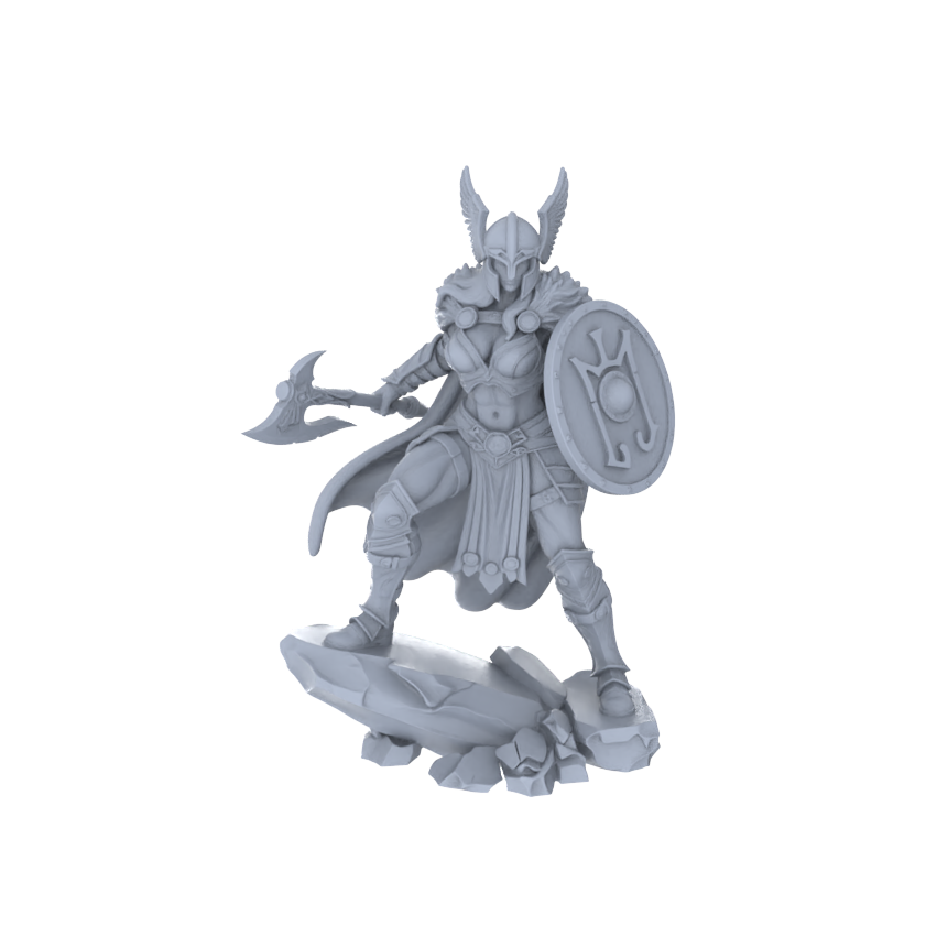 Detail view of MRY-SFW LYGR140 Greek Mythology Resin White Model Wargame Miniature Soldier Scene Character Hand Figure Hand Painted Model