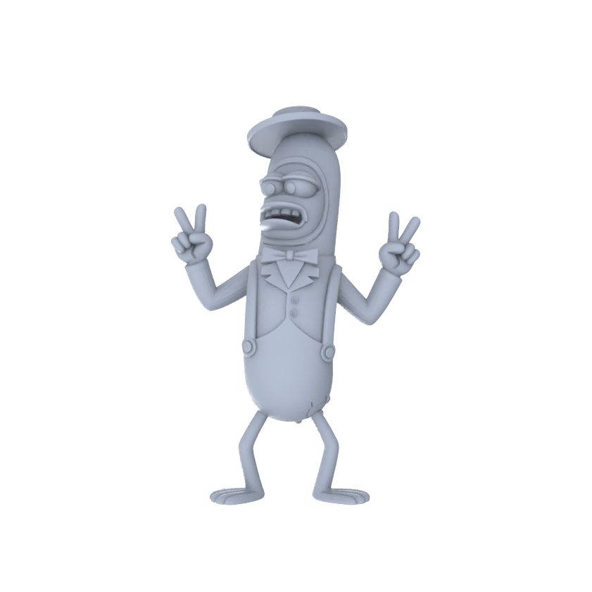Detail view of MRY-SFW LYGR084 mr hot dog anime theme war chess resin white model miniature soldier scene character figure hand painted Model