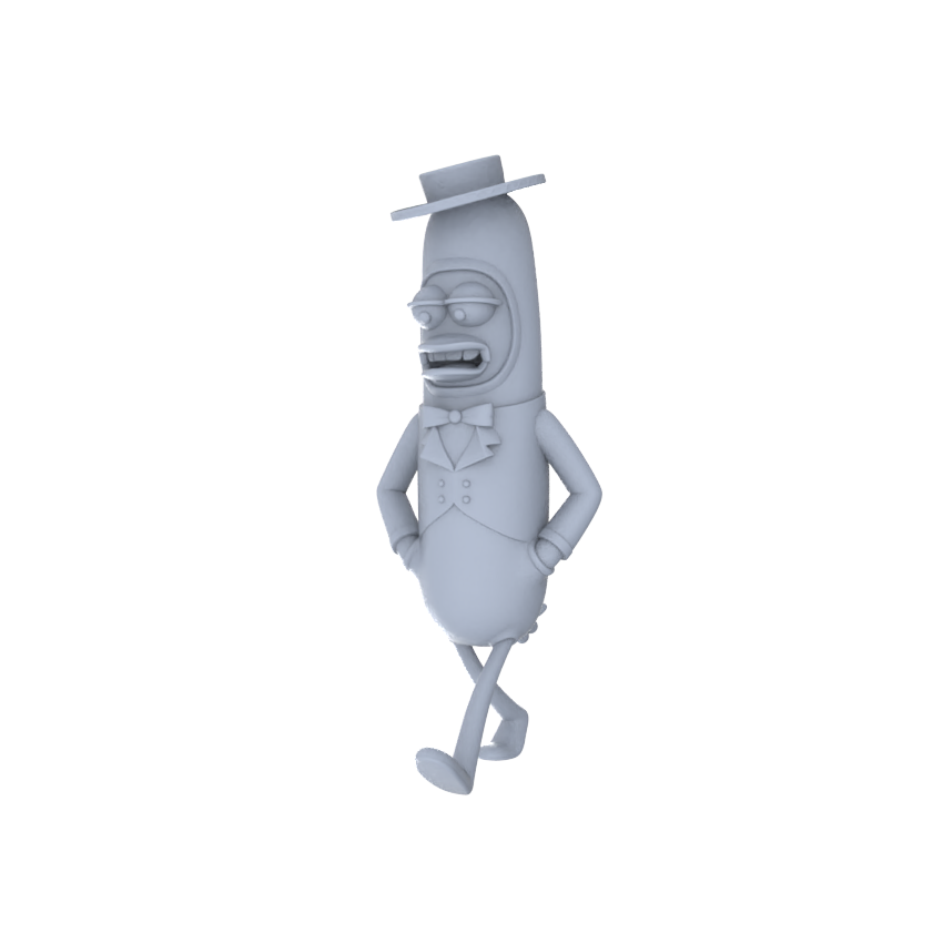 Detail view of MRY-SFW LYGR084 mr hot dog anime theme war chess resin white model miniature soldier scene character figure hand painted Model