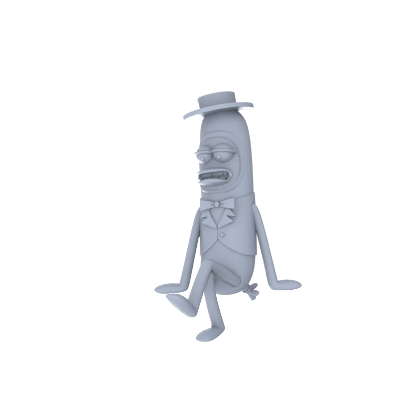 Detail view of MRY-SFW LYGR084 mr hot dog anime theme war chess resin white model miniature soldier scene character figure hand painted Model