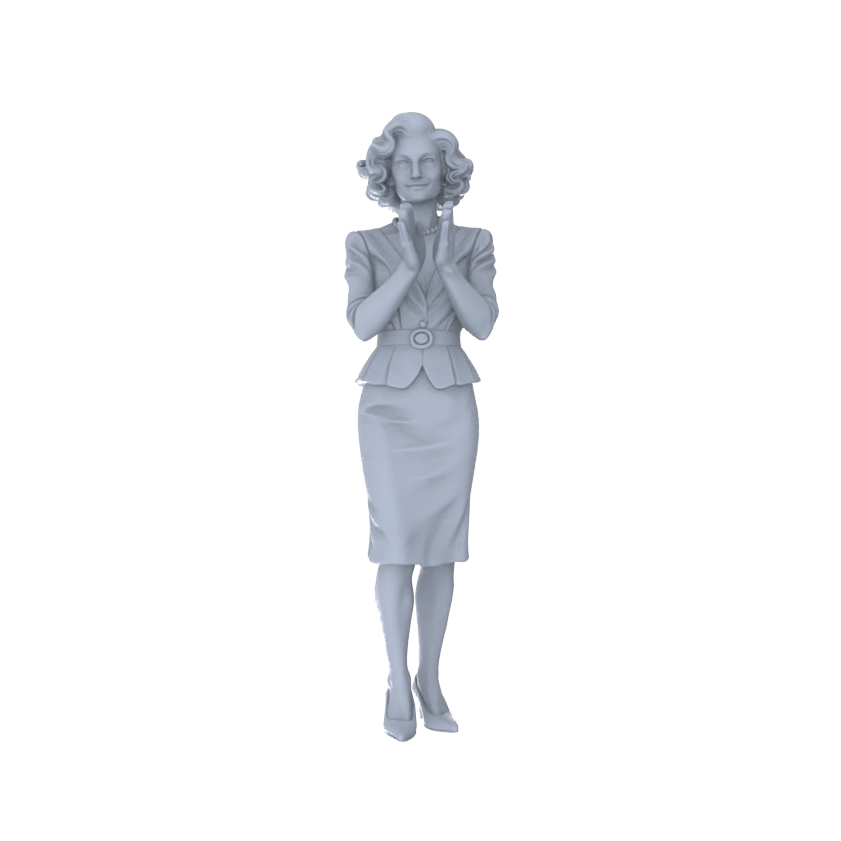 Detail view of MRY-SFW LYTR180C Modern Elegant Office Style Clapping Female Single 1pc Model